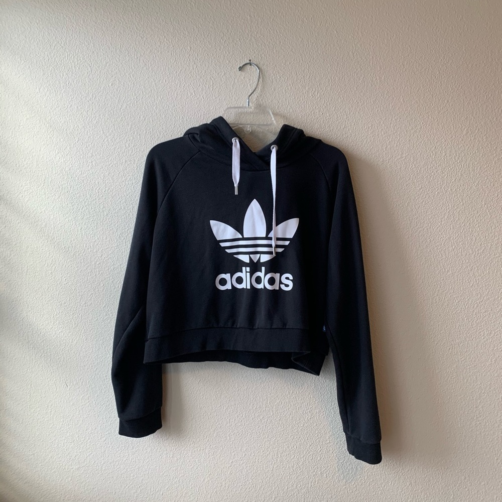 Adidas cropped hoodie